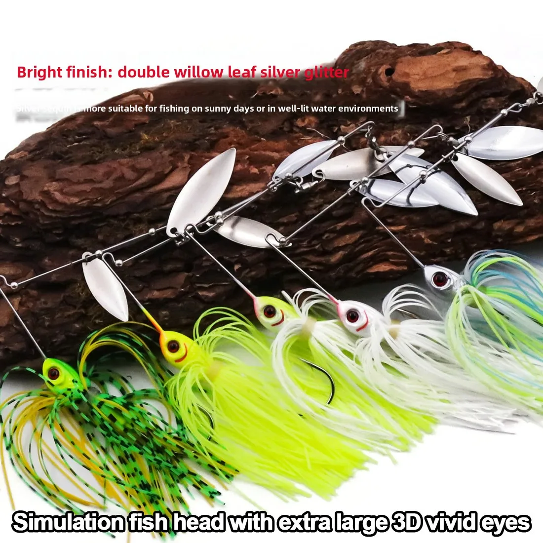 Bearded Man Lure Bottom Fishing Plastic Composite Spinnerbait ABS Pencil Lure - view 15