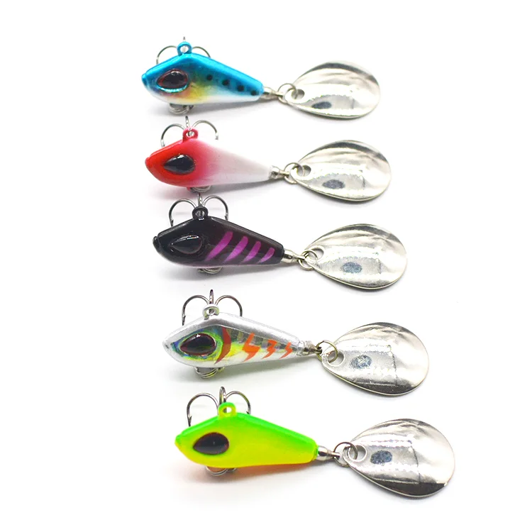 New VIB Spinner Bait by Cheery 7g/10g/17g/25g Fish Metal Spoon