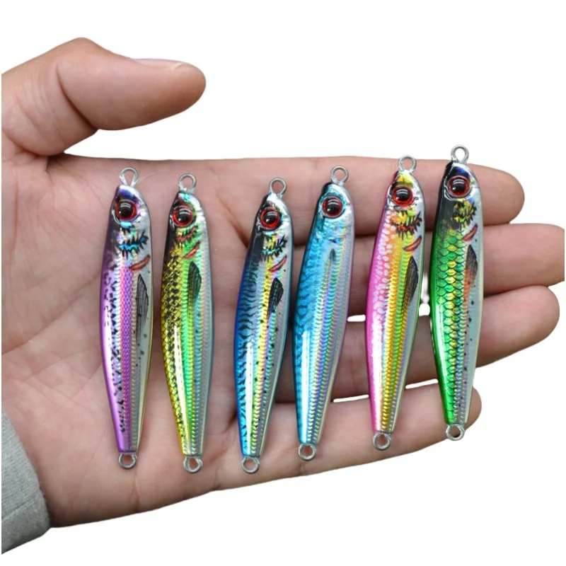 New Arrival Printed 40g/7.3cm Long Jigging Lead Fish Fast Sinking ABS Pencil Lure - view 14