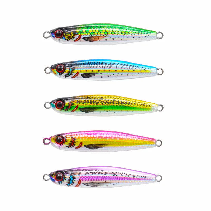 New Arrival Printed 40g/7.3cm Long Jigging Lead Fish Fast Sinking ABS Pencil Lure - view 4