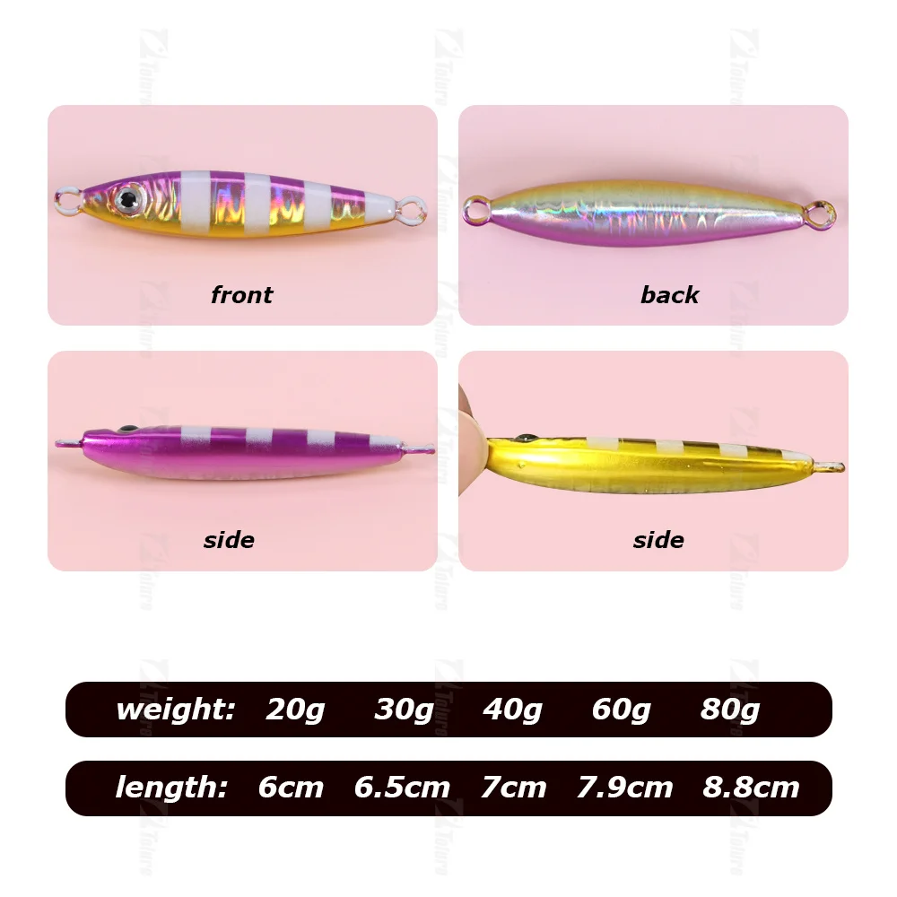 Hot Sale Metal Jigging Lures 20g/30g/40g/60g/80g Vertical ABS Pencil Lure - view 17