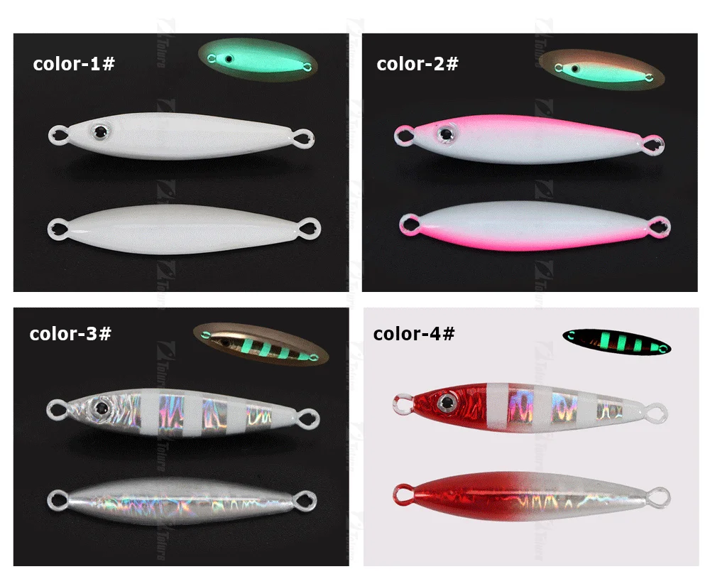 Hot Sale Metal Jigging Lures 20g/30g/40g/60g/80g Vertical ABS Pencil Lure - view 10