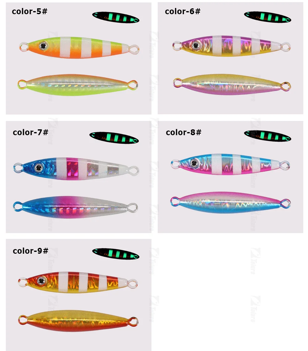 Hot Sale Metal Jigging Lures 20g/30g/40g/60g/80g Vertical ABS Pencil Lure - view 11