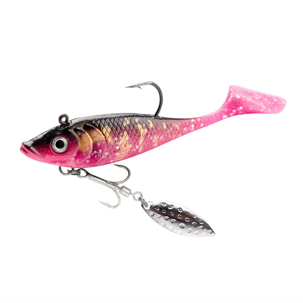 Runtoo 11cm 14cm Lead Rigged Soft Lure Jig Head T-Tail Trout ABS Pencil Lure - detail 3