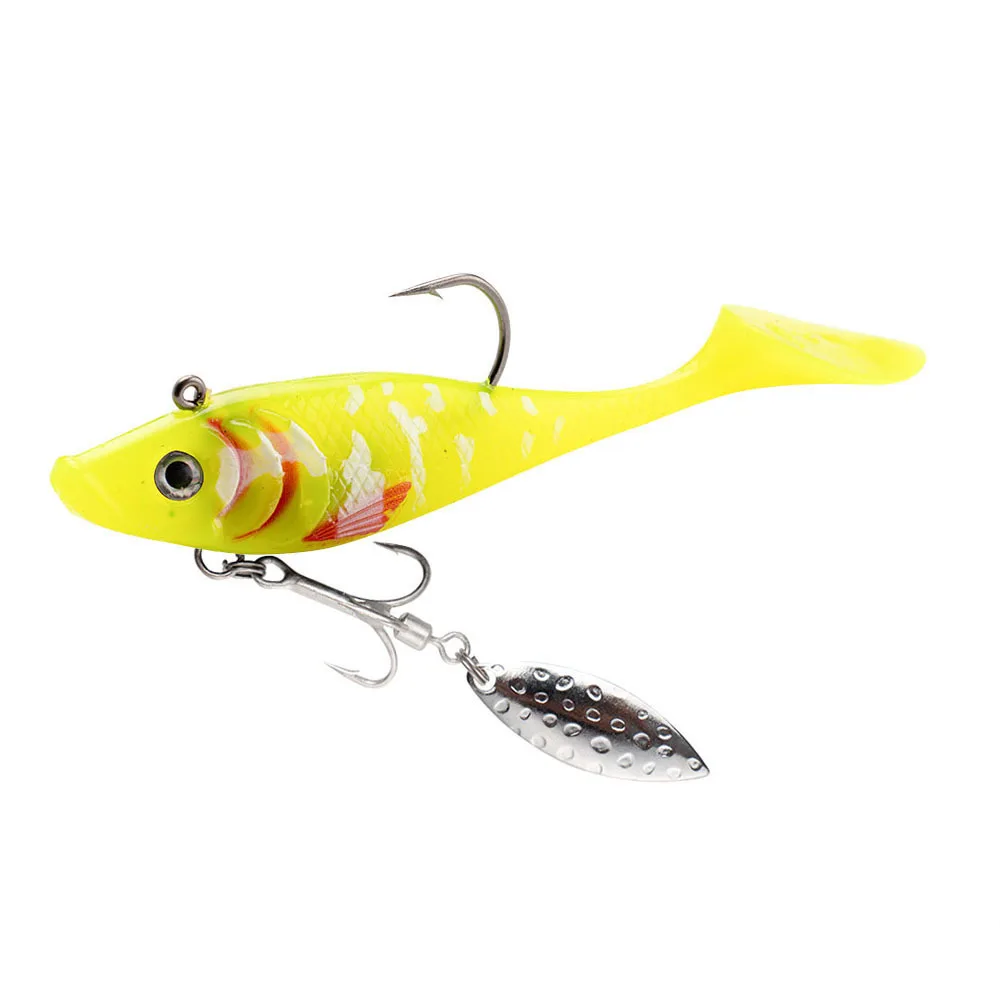 Runtoo 11cm 14cm Lead Rigged Soft Lure Jig Head T-Tail Trout ABS Pencil Lure - detail 4