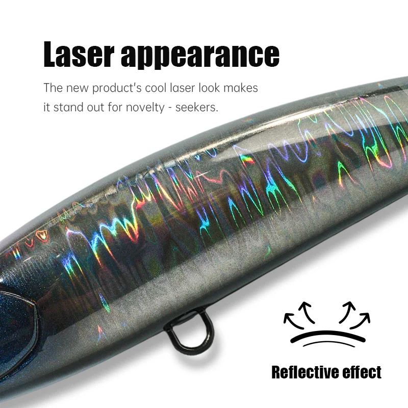 ZOZ Printed ABS Material Artificial Swim Bait Topwater Pencil ABS Pencil Lure - view 4