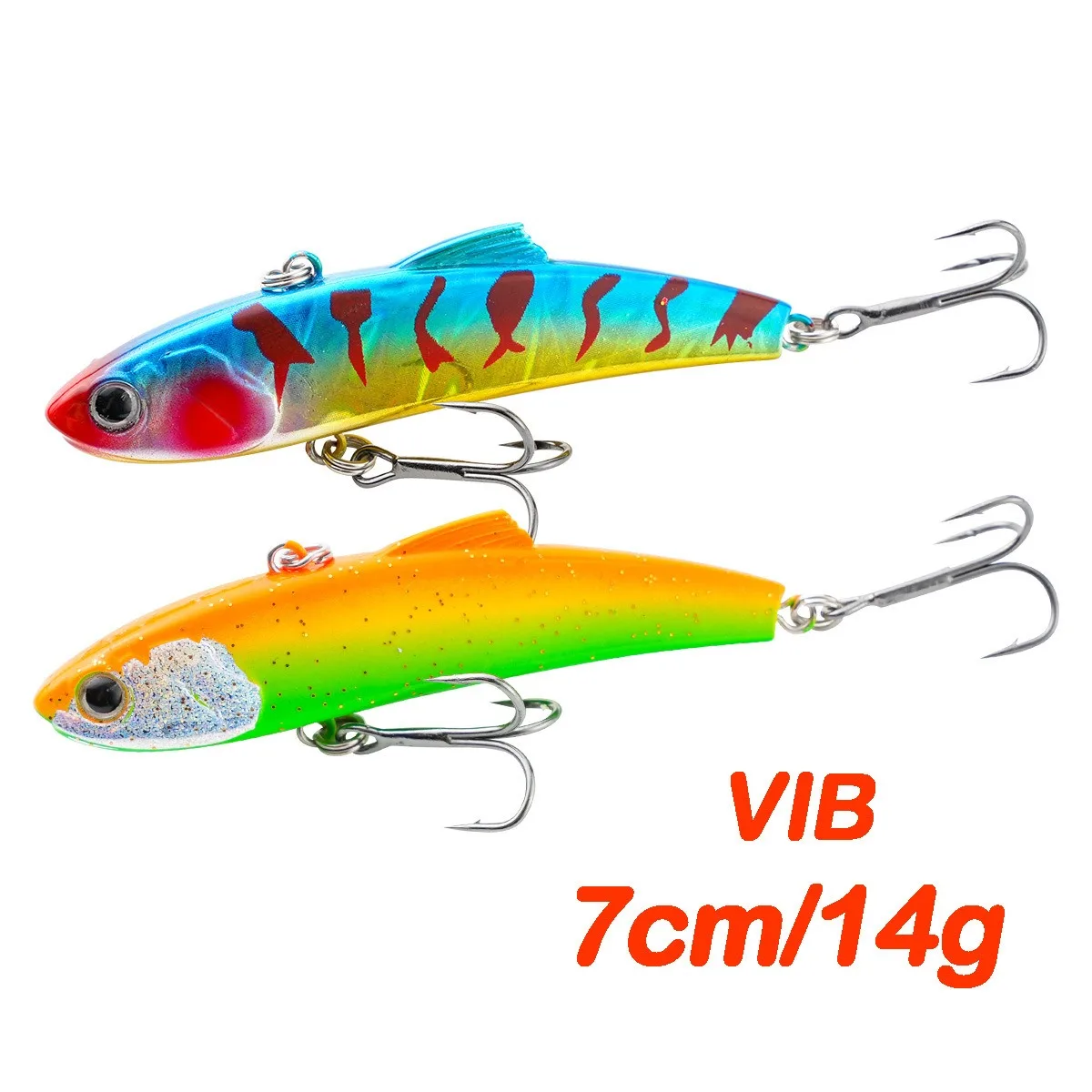 Cheery Hot Sale VIB Fishing Lure 7cm 14g Shake Sinking Artificial