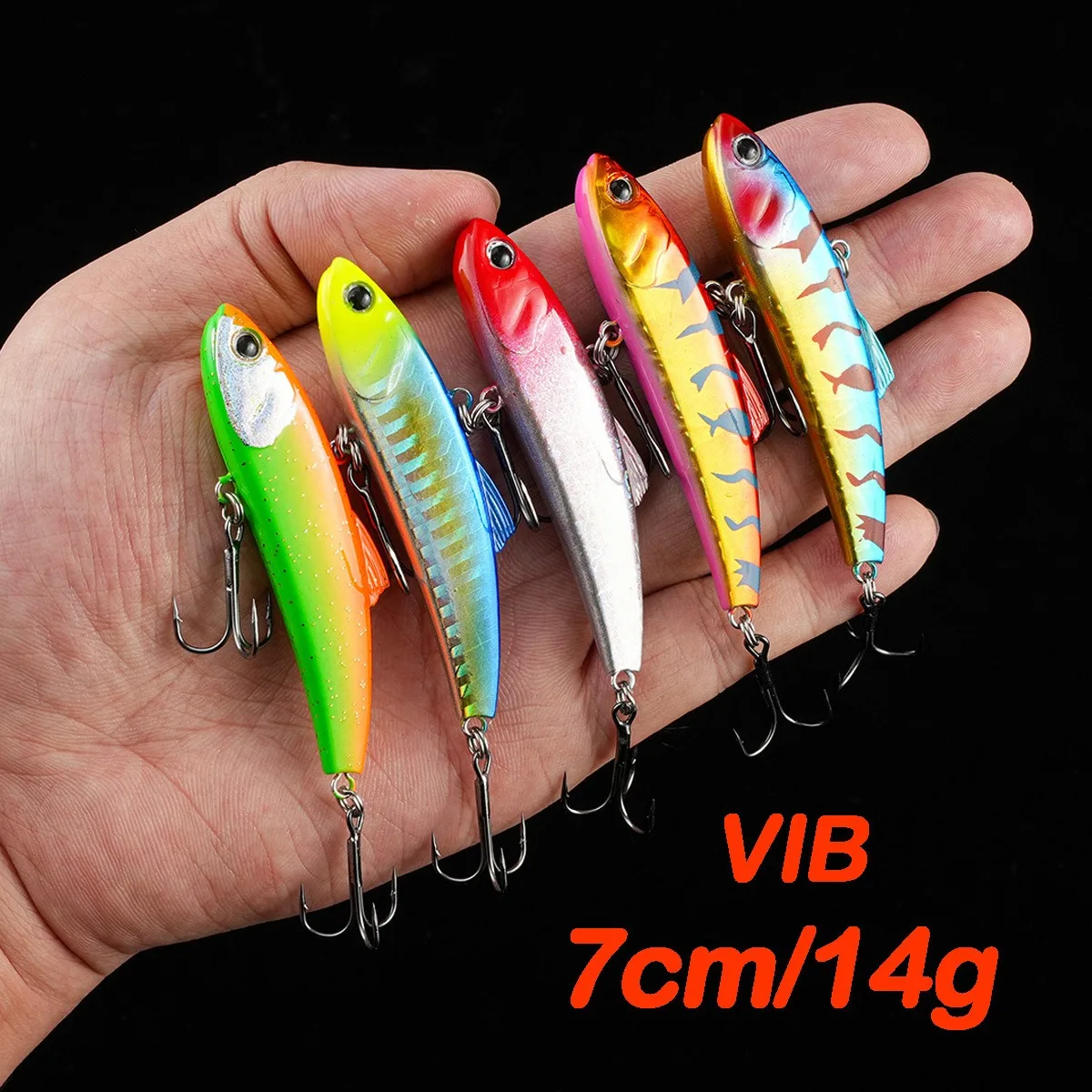 Cheery Hot Sale VIB Fishing Lure 7cm 14g Shake Sinking Artificial ABS Pencil Lure - view 3