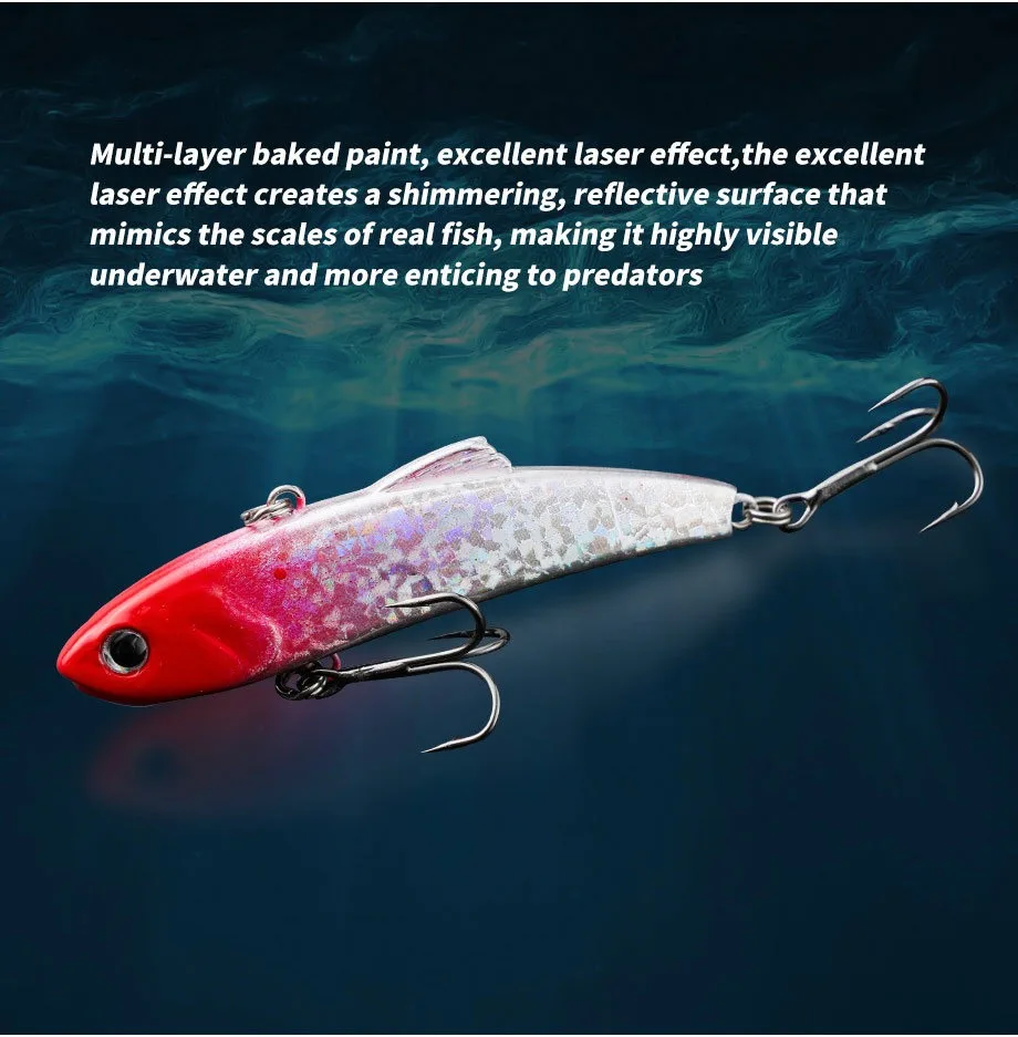 Cheery Hot Sale VIB Fishing Lure 7cm 14g Shake Sinking Artificial ABS Pencil Lure - view 14