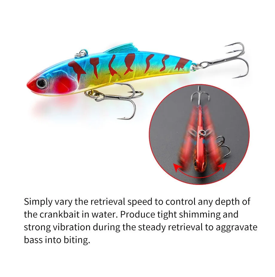 Cheery Hot Sale VIB Fishing Lure 7cm 14g Shake Sinking Artificial ABS Pencil Lure - view 16
