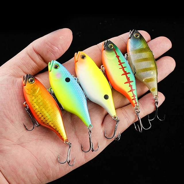 Cheery Vibe Lure Artificial 60mm Lipless Crankbait Sinking Vib ABS Pencil Lure - view 17