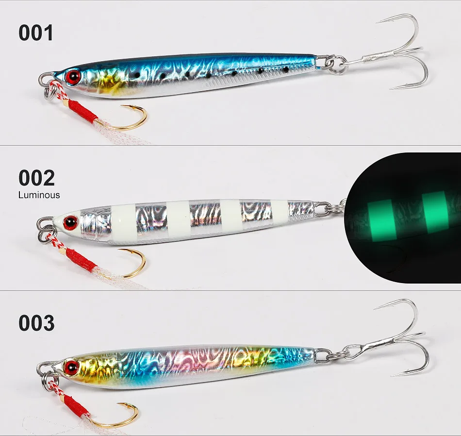 Lead Fishing Lures Saltwater Metal Jigging Spoon Sea Bass Lure ABS Pencil Lure - view 2