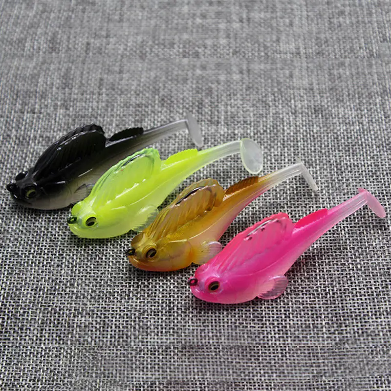 14g Soft Lure Frog Fishing Pike Bass Deep Running Paddle Tail ABS Pencil Lure - view 13