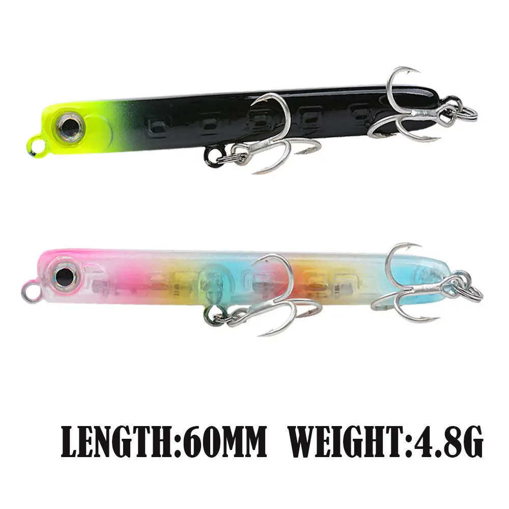Wholesale 60mm Hard Plastic Fishing Bait 4.8g Sinking Pencil ABS Pencil Lure - view 14