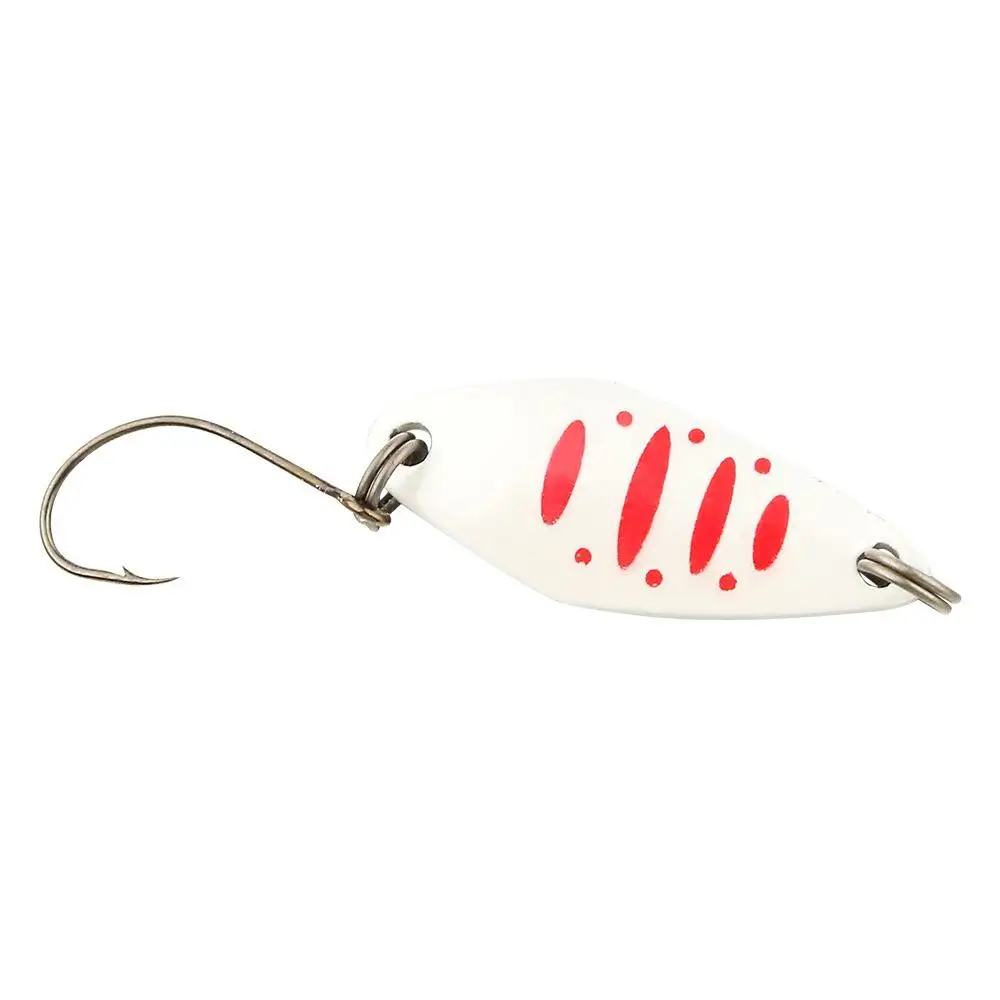 Wholesale 3.2g Colored Metal Spoons Lures Single Hook Casting Jig