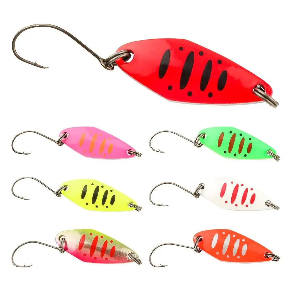 Wholesale 3.2g Colored Metal Spoons Lures Single Hook Casting Jig ABS Pencil Lure - view 16