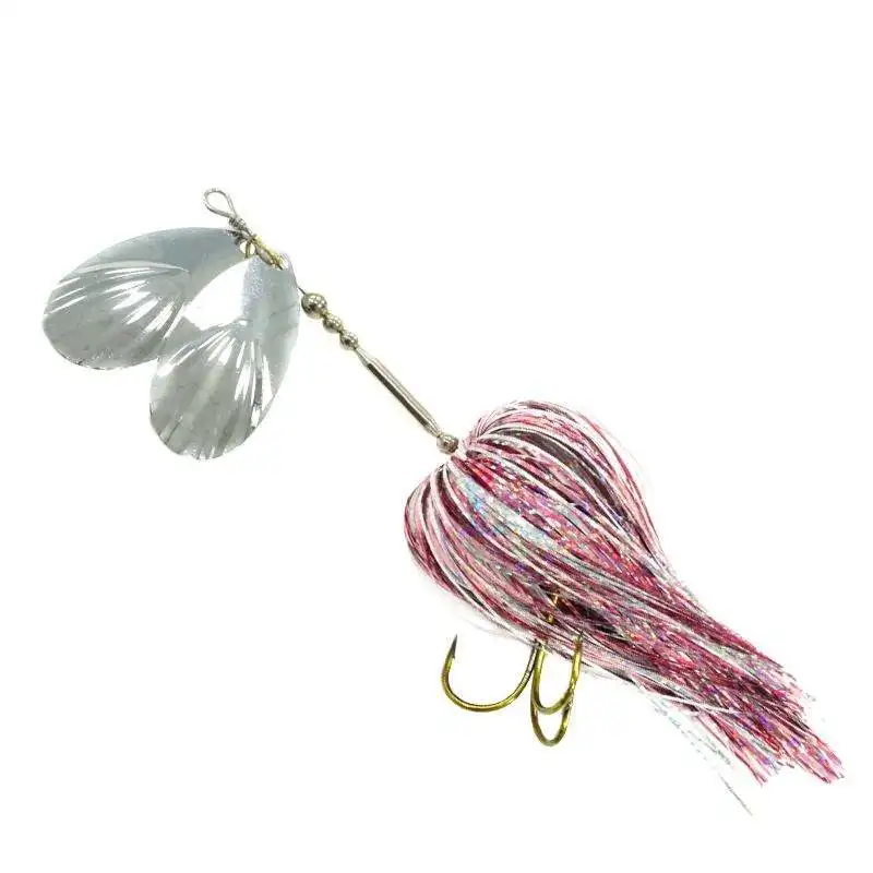 Hot Selling Artificial 45g 22cm Copper Spinner Bait for Pike Bass ABS Pencil Lure - view 13