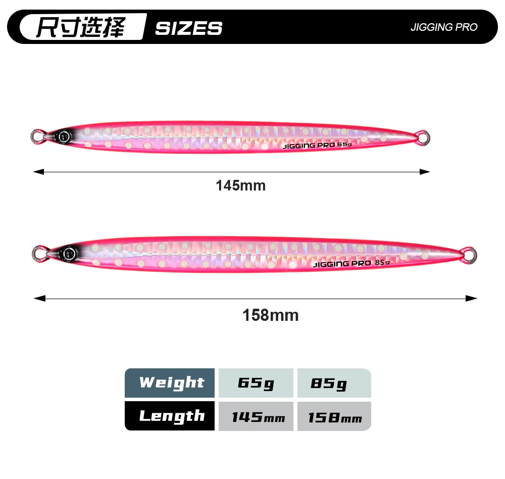 Cheery45g 65g 85g 105g Saltwater Metal Long Cast Fishing Jigging ABS Pencil Lure - view 6