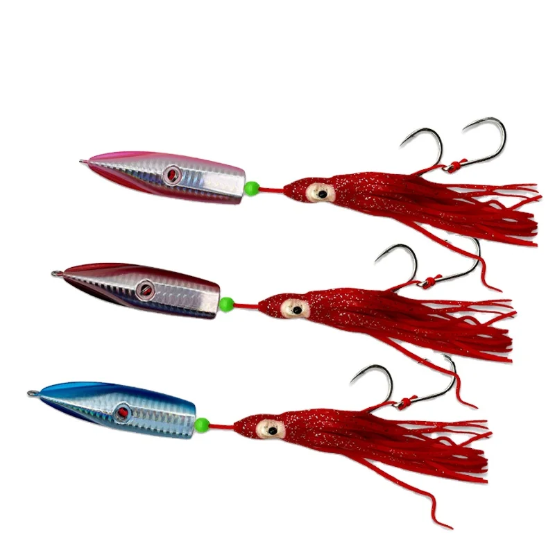 Lure Metal Jig Full-Water-Column Slow-Roll Octopus Bionic