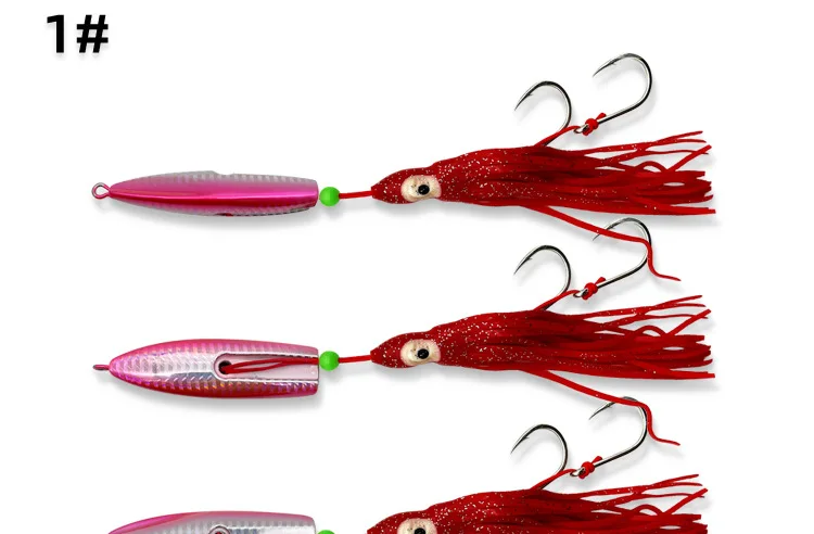 Lure Metal Jig Full-Water-Column Slow-Roll Octopus Bionic ABS Pencil Lure - view 15