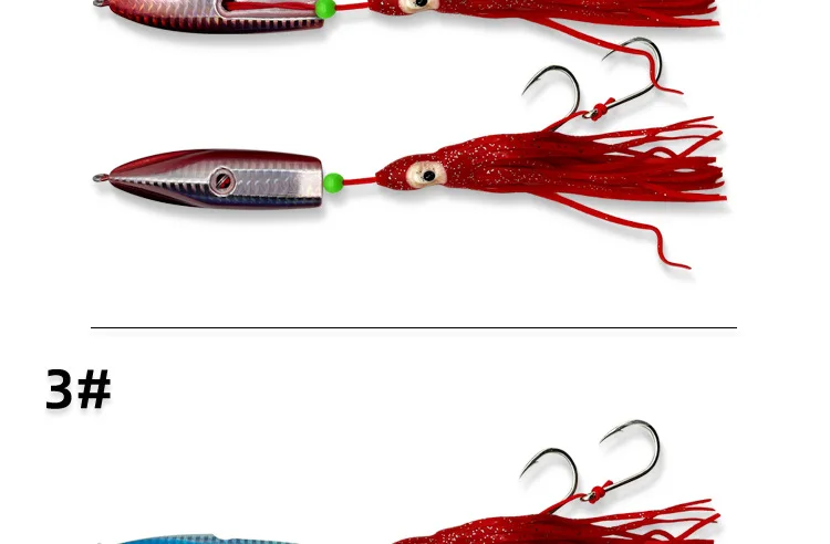 Lure Metal Jig Full-Water-Column Slow-Roll Octopus Bionic ABS Pencil Lure - view 16