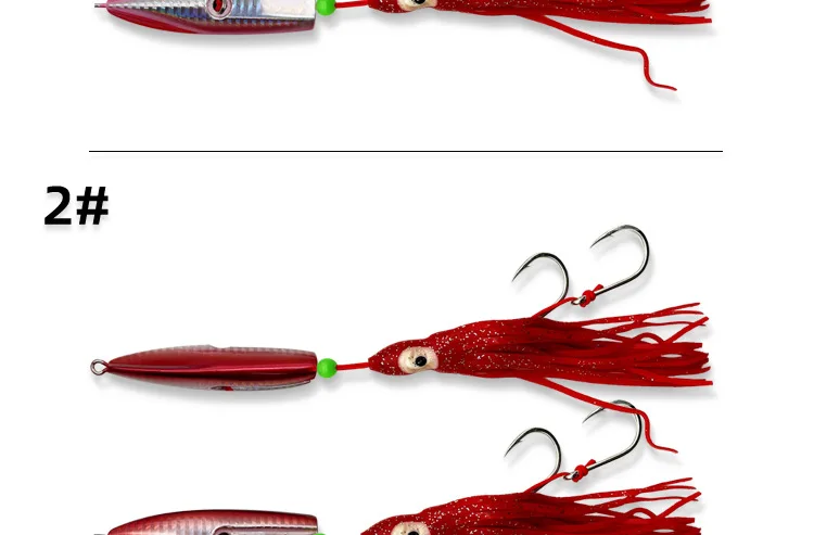 Lure Metal Jig Full-Water-Column Slow-Roll Octopus Bionic ABS Pencil Lure - view 17