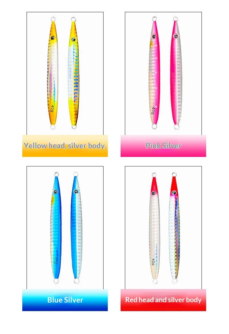 Direct Supply From Source Factory Wholesale Metal Jig Lure Iron ABS Pencil Lure - view 5