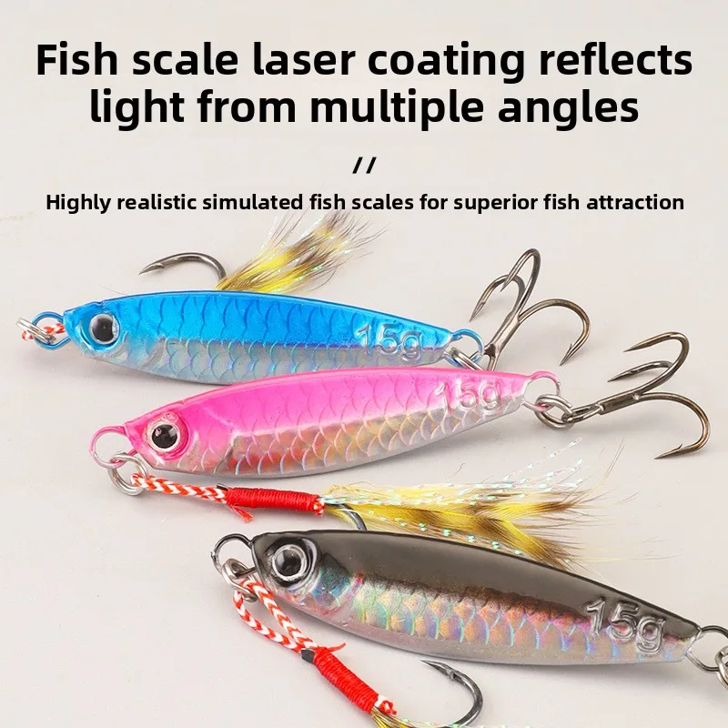 Custom Scale Falling ABS Plate Lure Bait Set Far-cast Fish ABS Pencil Lure - view 3