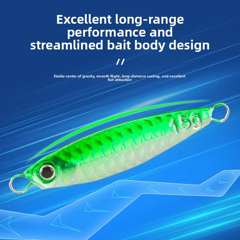 Custom Scale Falling ABS Plate Lure Bait Set Far-cast Fish ABS Pencil Lure - view 4
