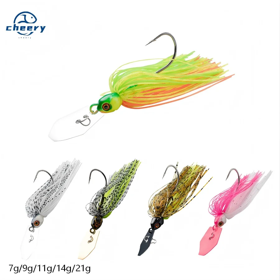 Cheery 7g-21g Chatterbait Lure Kit Bladed Jig Buzz Bait Fish Head ABS Pencil Lure - view 7