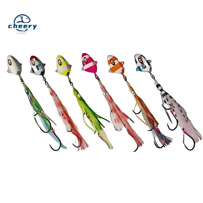 CHEERY J18+HK025 100g 150g 200g 250g 300g Saltwater Fishing Metal Metal Jig ABS Pencil Lure - view 6