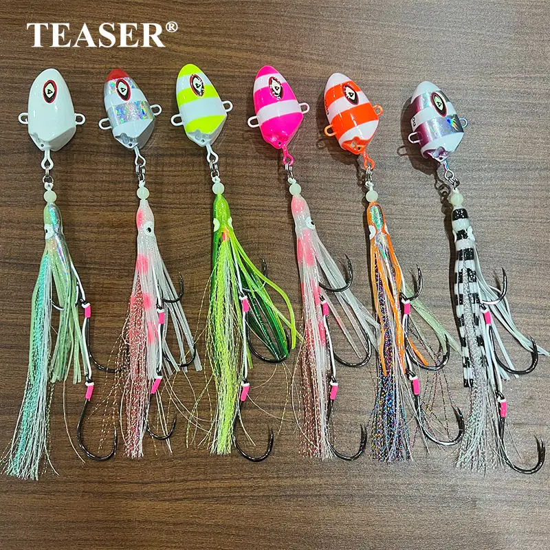CHEERY J18+HK025 100g 150g 200g 250g 300g Saltwater Fishing Metal Metal Jig ABS Pencil Lure - view 8