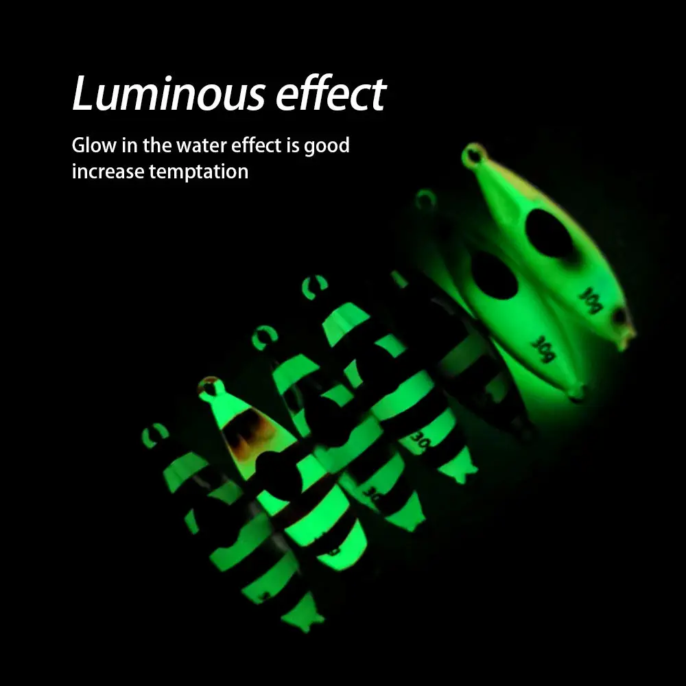 Luminous Customised Slow Bee Metal Jig Pitch Jigging Lure ABS Pencil Lure - view 3