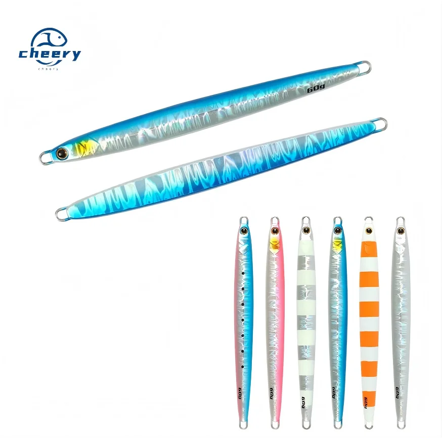 CHEERY 60g 80g Saltwater Fishing Inshore Jigging Hard Lead