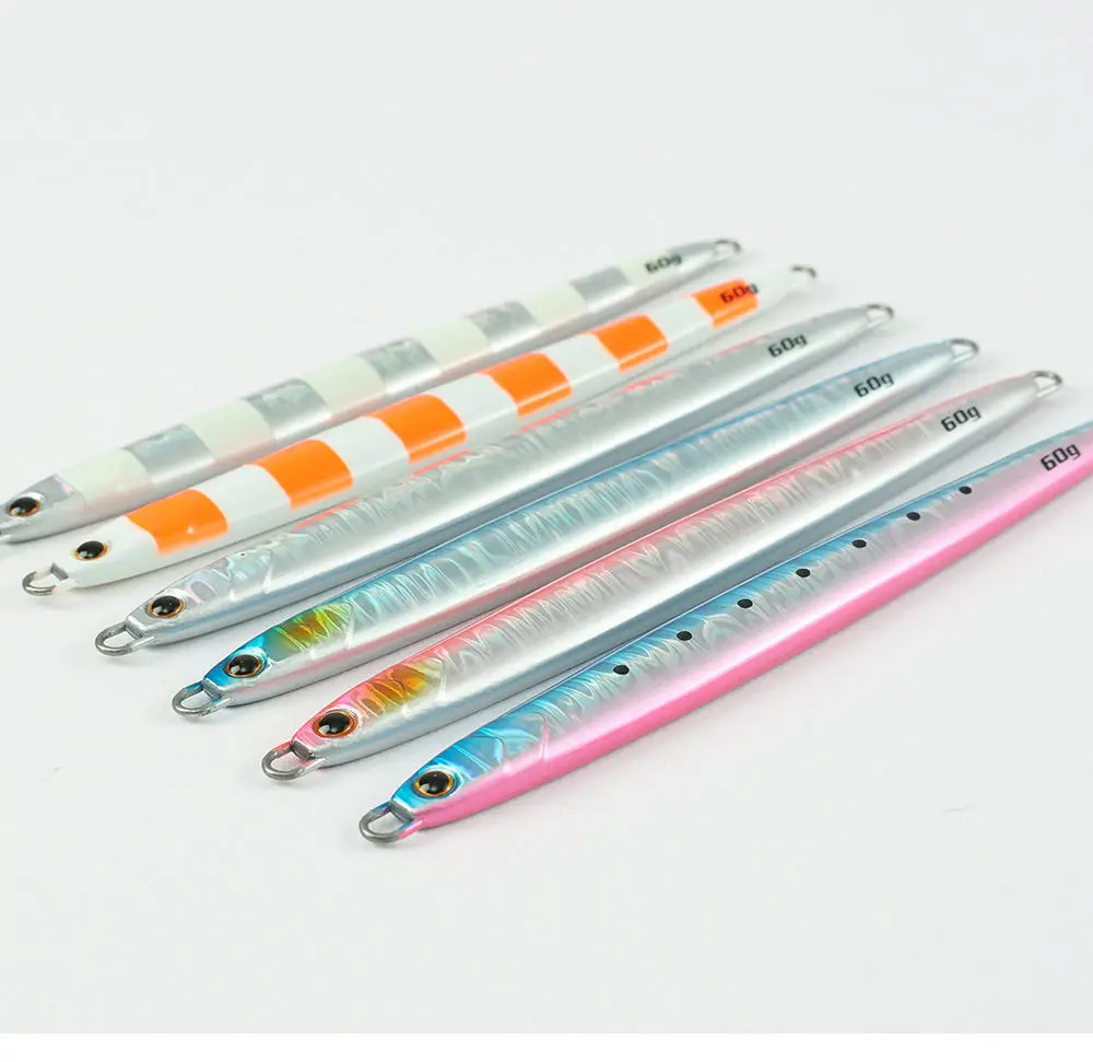 CHEERY 60g 80g Saltwater Fishing Inshore Jigging Hard Lead ABS Pencil Lure - view 6