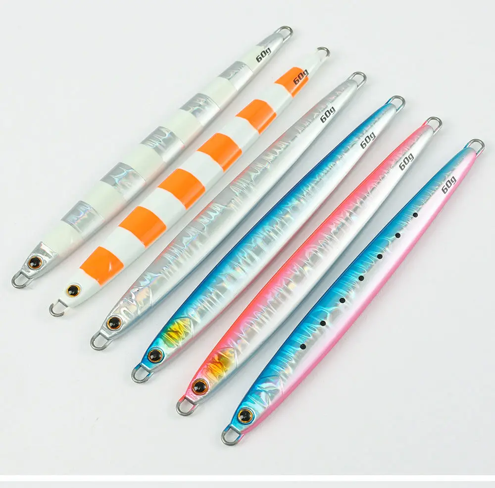 CHEERY 60g 80g Saltwater Fishing Inshore Jigging Hard Lead ABS Pencil Lure - view 7