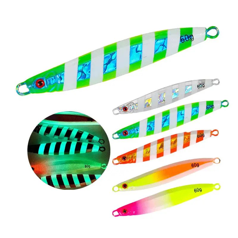 CHEERY High Quality Saltwater Pike &amp; Fish 30g-80g Colorful Metal Jig ABS Pencil Lure - view 5