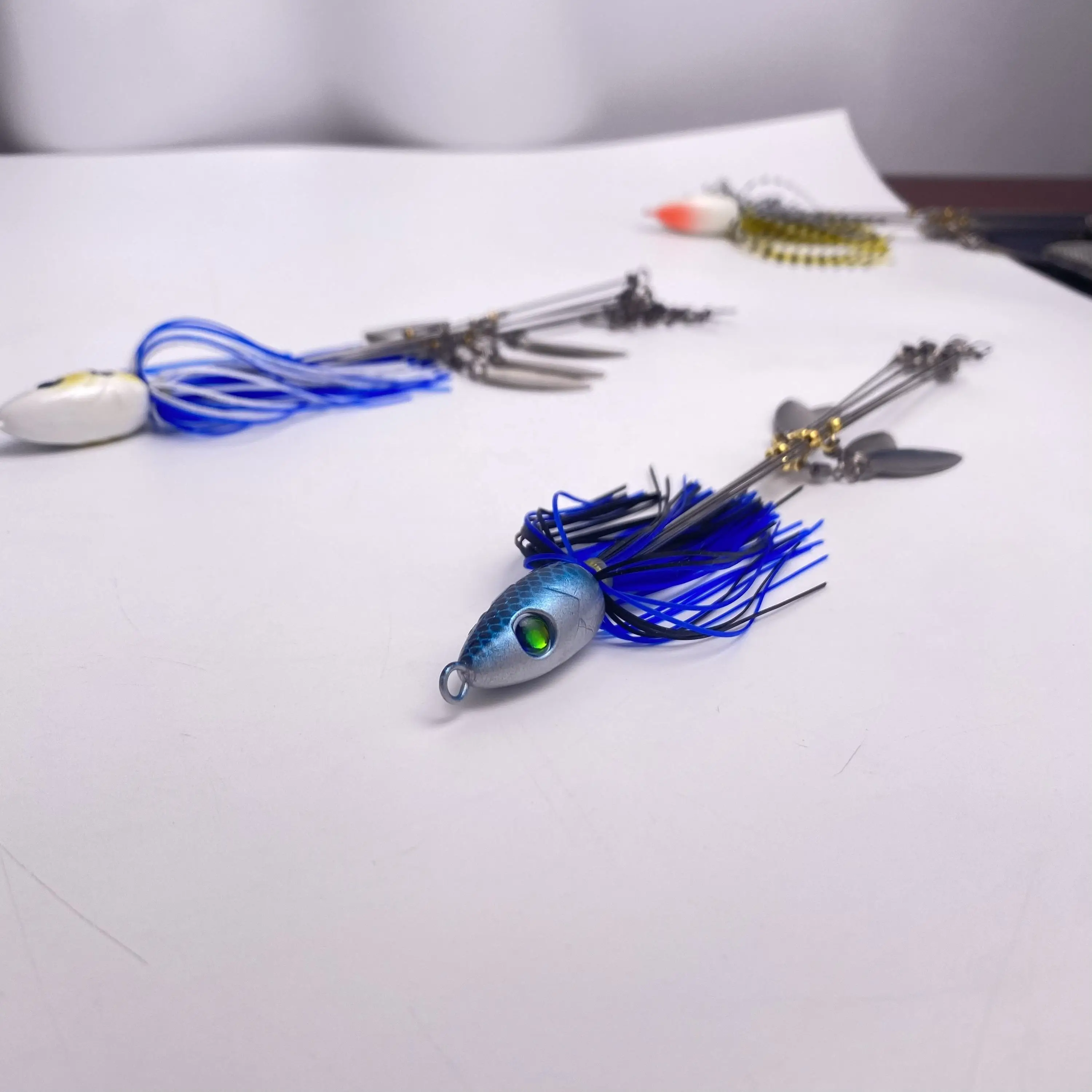 Cheery Jig Heads Fishing Ultralight Tripod Bass Lures Bait Kit ABS Pencil Lure - view 12