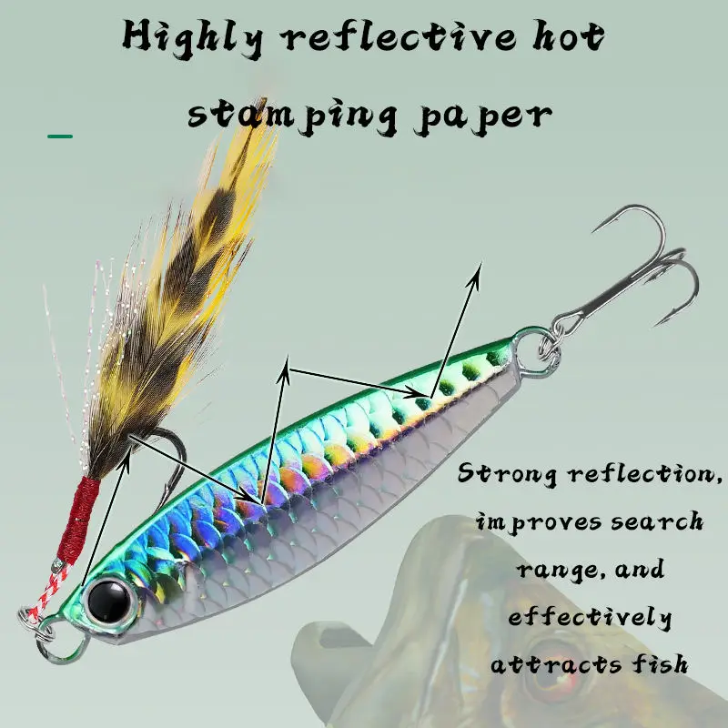 Cheery Hot Selling Silicone Fishing Baits Jig Lure Luminous Hard ABS Pencil Lure - view 8
