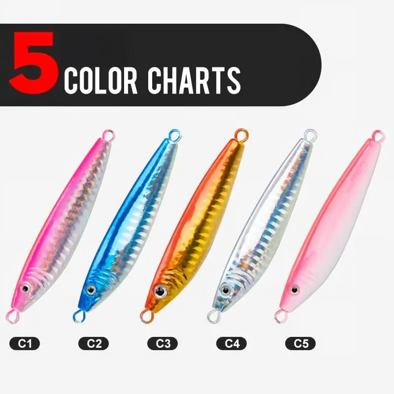 CHEERY Saltwater Casting Metal Jig Lead Lure Glow in the Dark ABS Pencil Lure - view 14