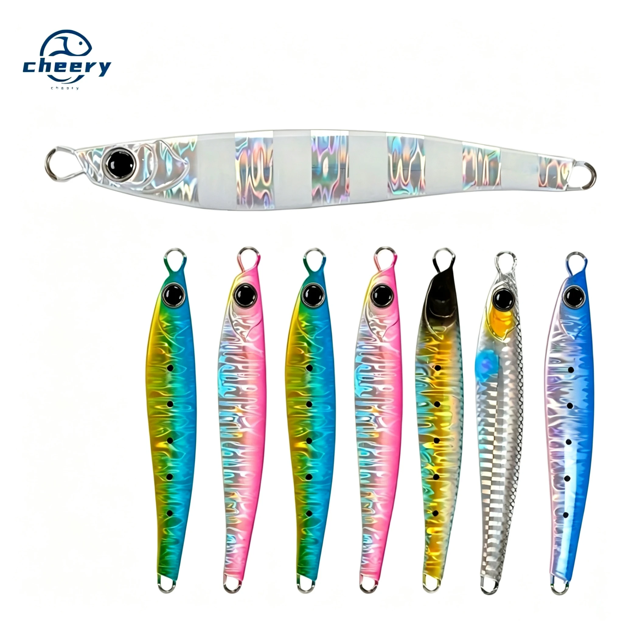 Cheery 30g 40g 60g 80g Artificial Lead Metal Jig Saltwater