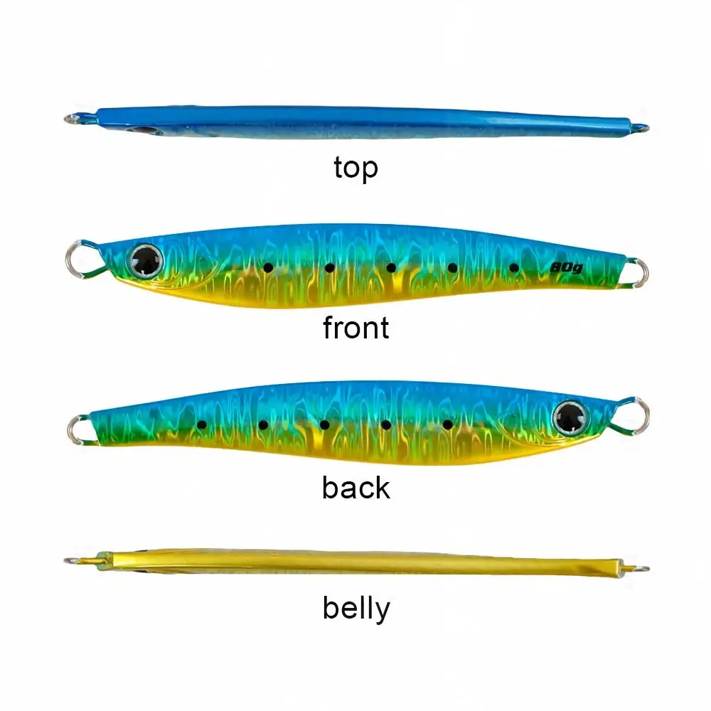 Cheery 30g 40g 60g 80g Artificial Lead Metal Jig Saltwater ABS Pencil Lure - view 5
