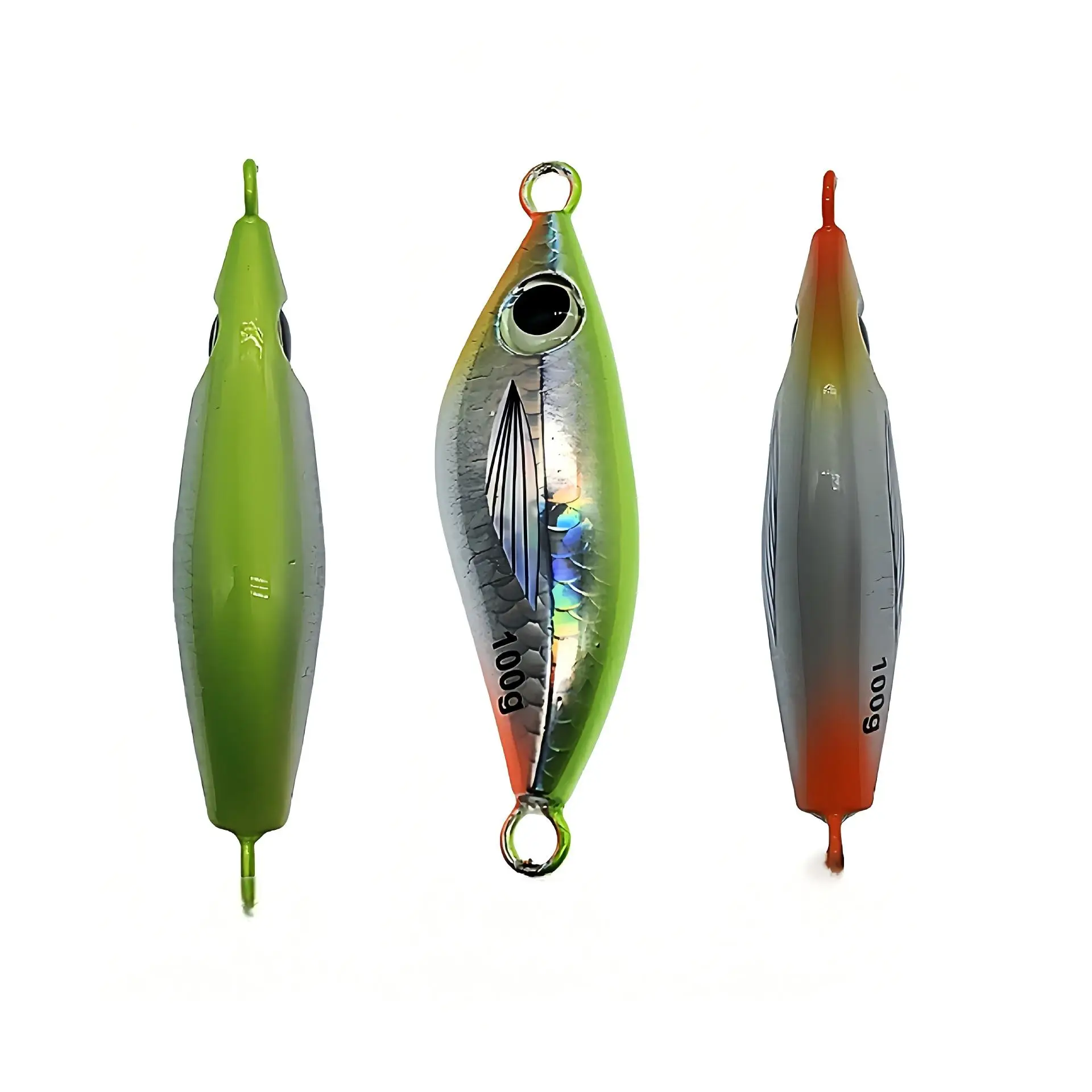 Cheery Colorful Luminous Metal Jig Lure with Hooks Artificial Sea ABS Pencil Lure - view 14