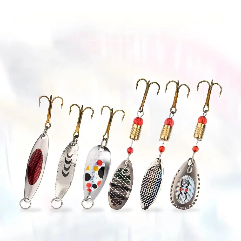 Spinnerbait Lures Kit with Tackle Box Stainless Steel Spoon ABS Pencil Lure - view 9