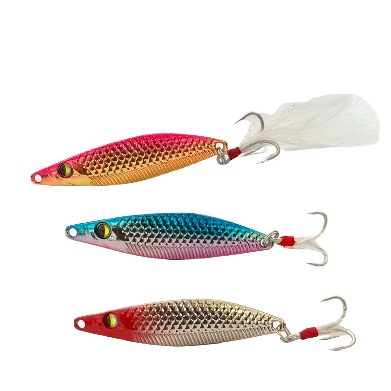 S Shape Snake Metal Jig Lure Long Casting Bionic Fishing Bait