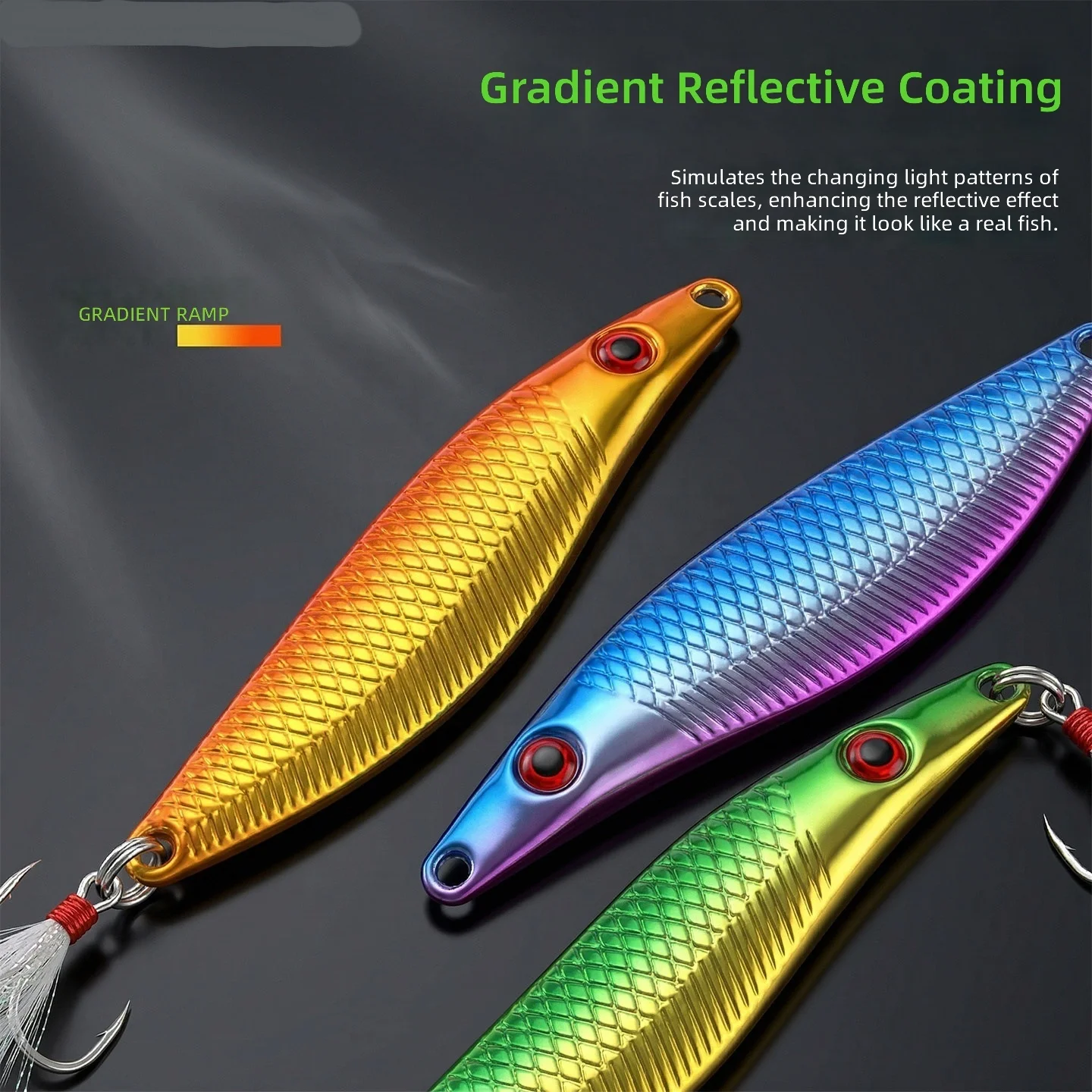 S Shape Snake Metal Jig Lure Long Casting Bionic Fishing Bait ABS Pencil Lure - view 4
