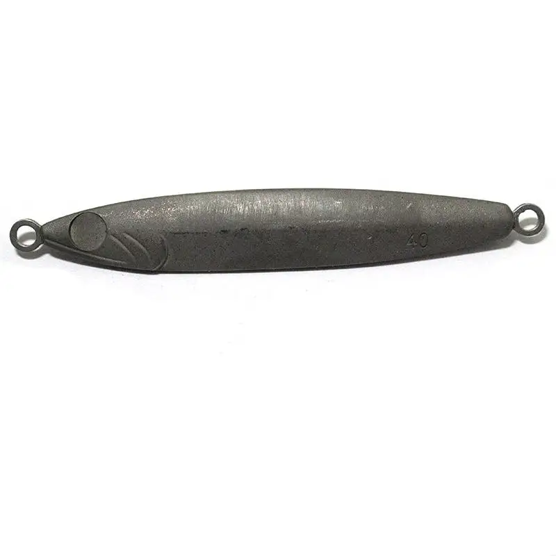 New 40g Unpainted Blank High Tungsten Content Fast Sinking Metal Metal Jig ABS Pencil Lure - view 4