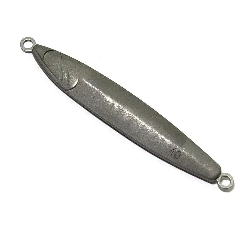 New 40g Unpainted Blank High Tungsten Content Fast Sinking Metal Metal Jig ABS Pencil Lure - view 5