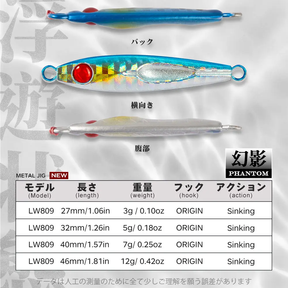 Lure Micro-Size Metal Jig Shorecasting Freshwater/Seawater ABS Pencil Lure - view 12