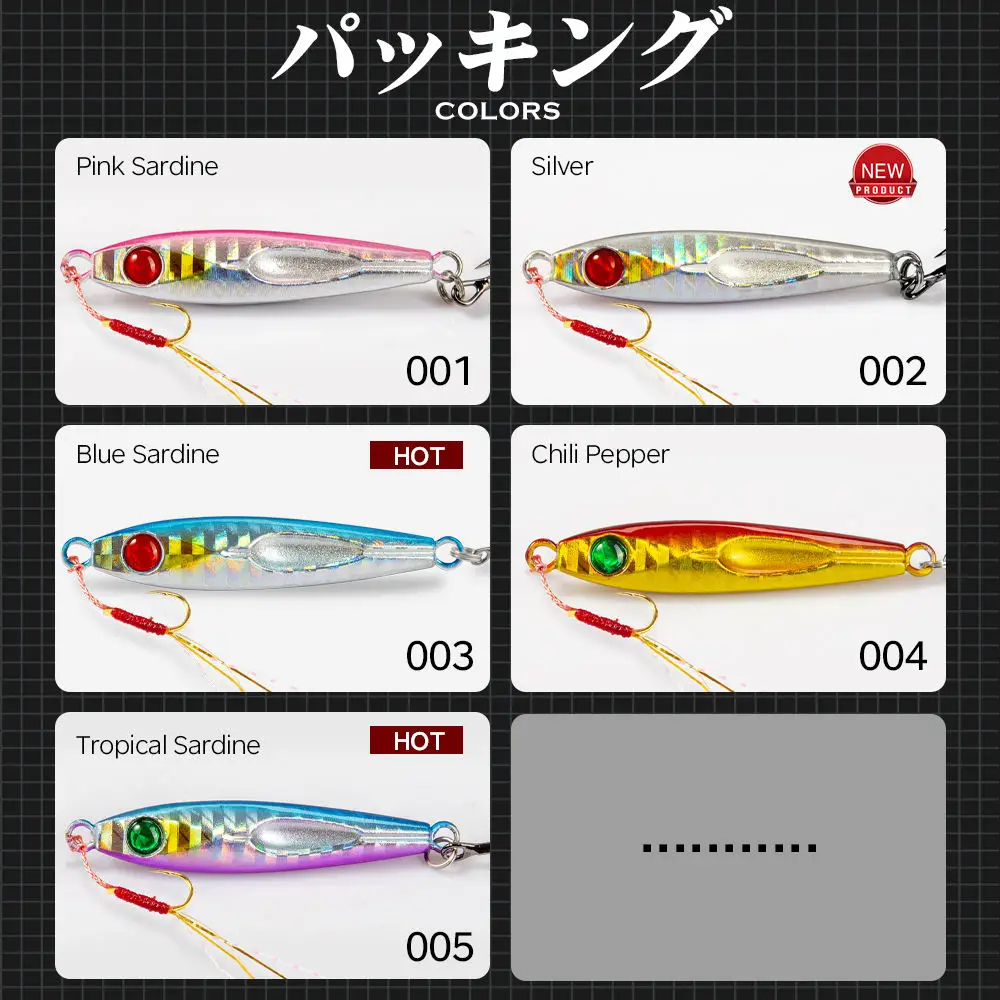 Lure Micro-Size Metal Jig Shorecasting Freshwater/Seawater ABS Pencil Lure - view 13